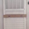 PORTA PALITO MISTA ALUMÍNIO BRANCO VIDRO LISO 2.10X0.80 - Imagem 2
