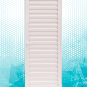 PORTA VENEZIANA ALUMÍNIO BRANCO