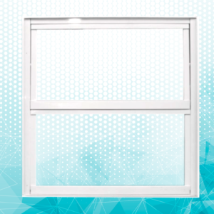 BASCULANTE ALUMÍNIO BRANCO VIDRO LISO 60X60